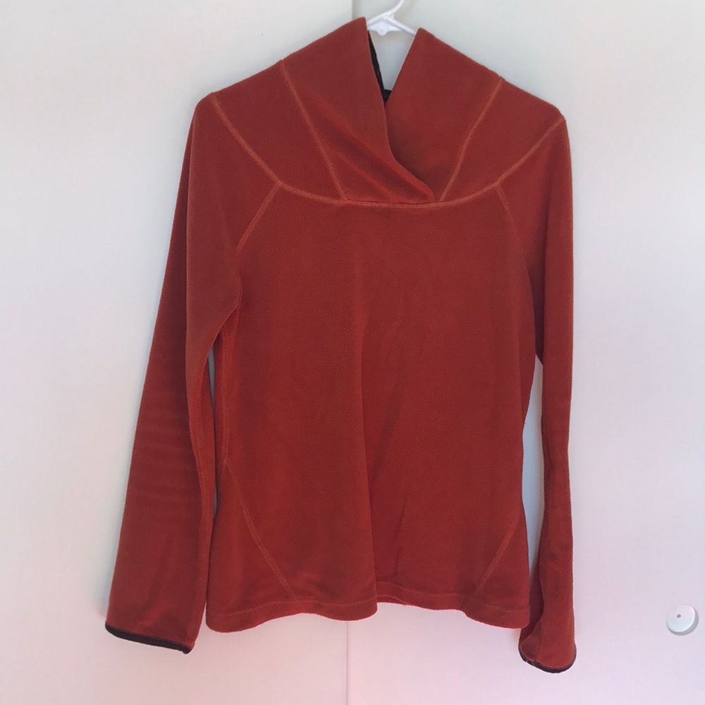 Prana  fleece-velvet accents